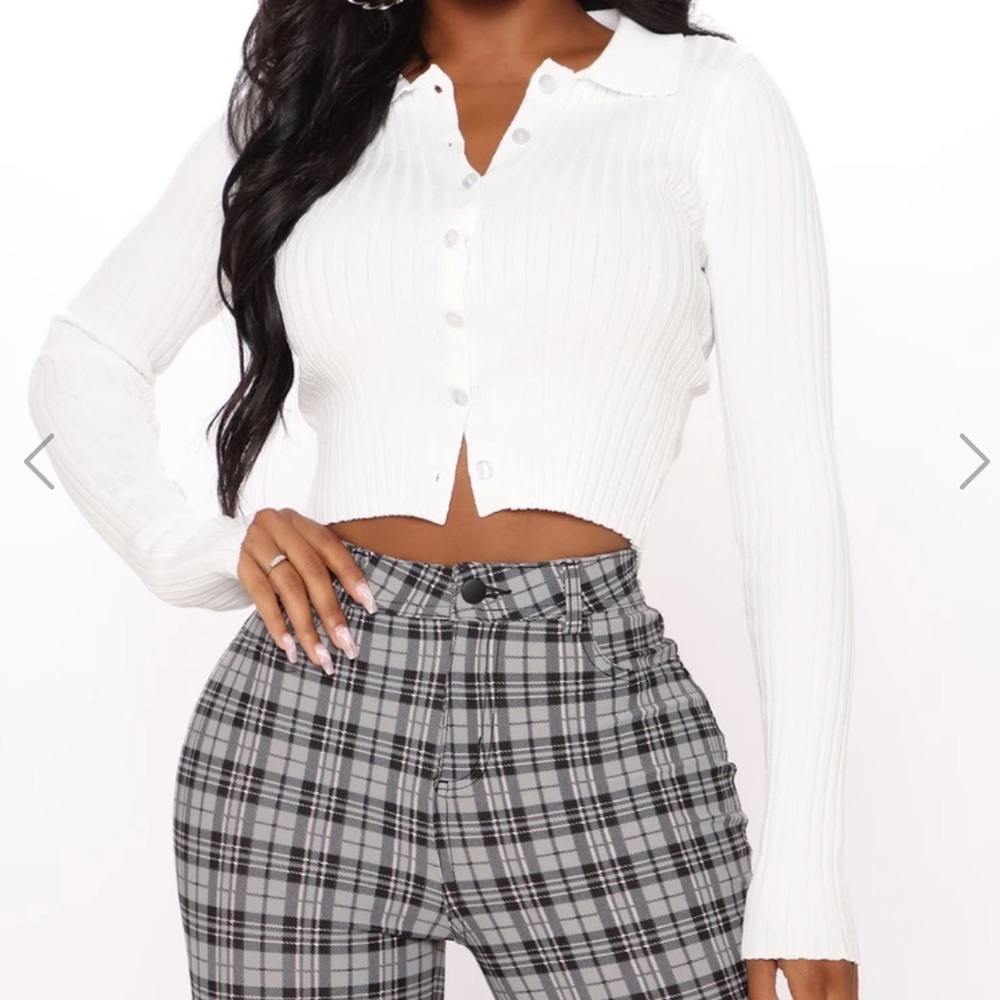 Fashion Nova white long sleeve